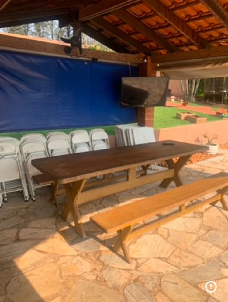 Chácara Hostel Leão de Judá - Varanda — foto 16